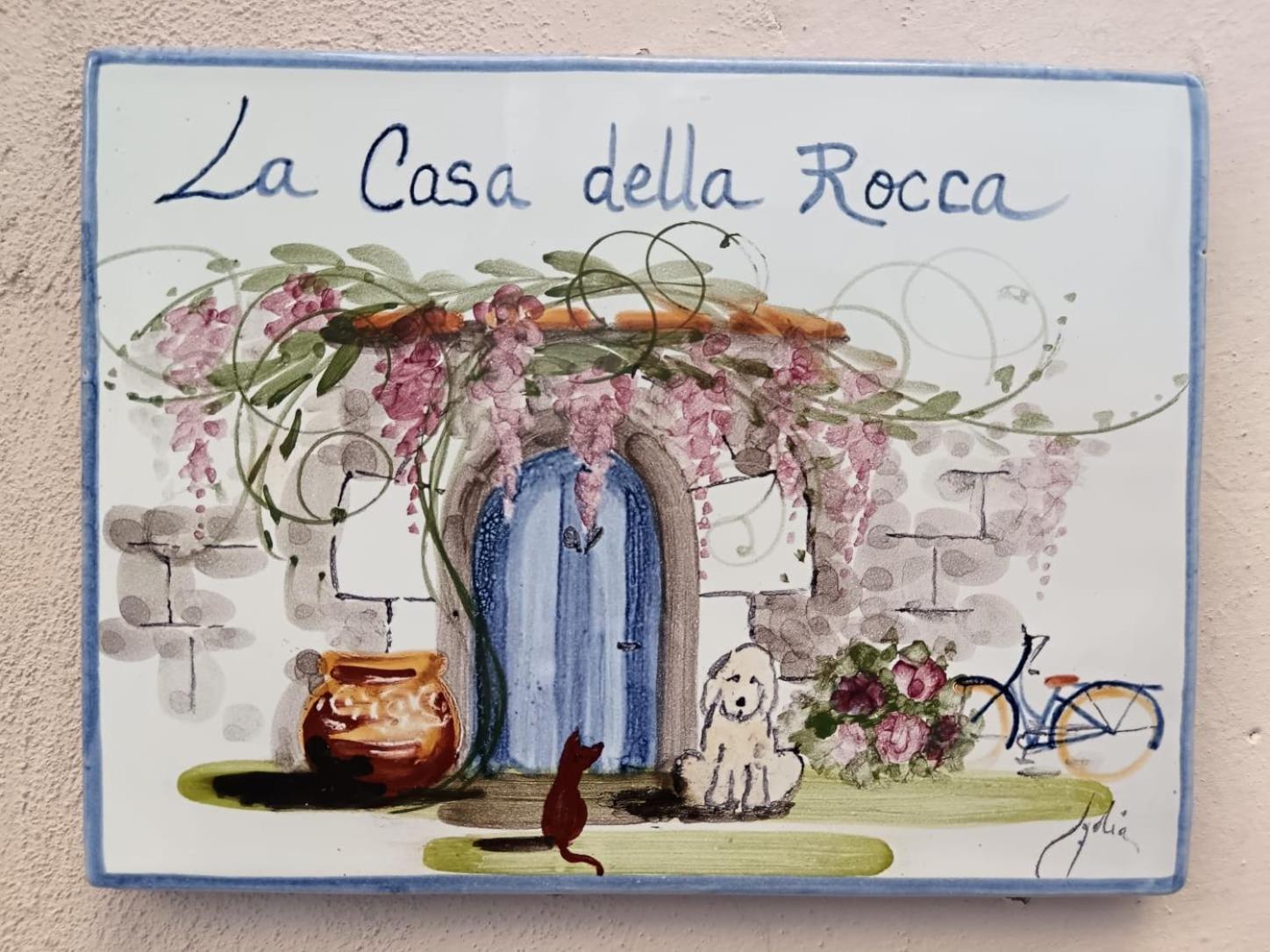 La Casa Della Rocca Apartment Roccantica ภายนอก รูปภาพ